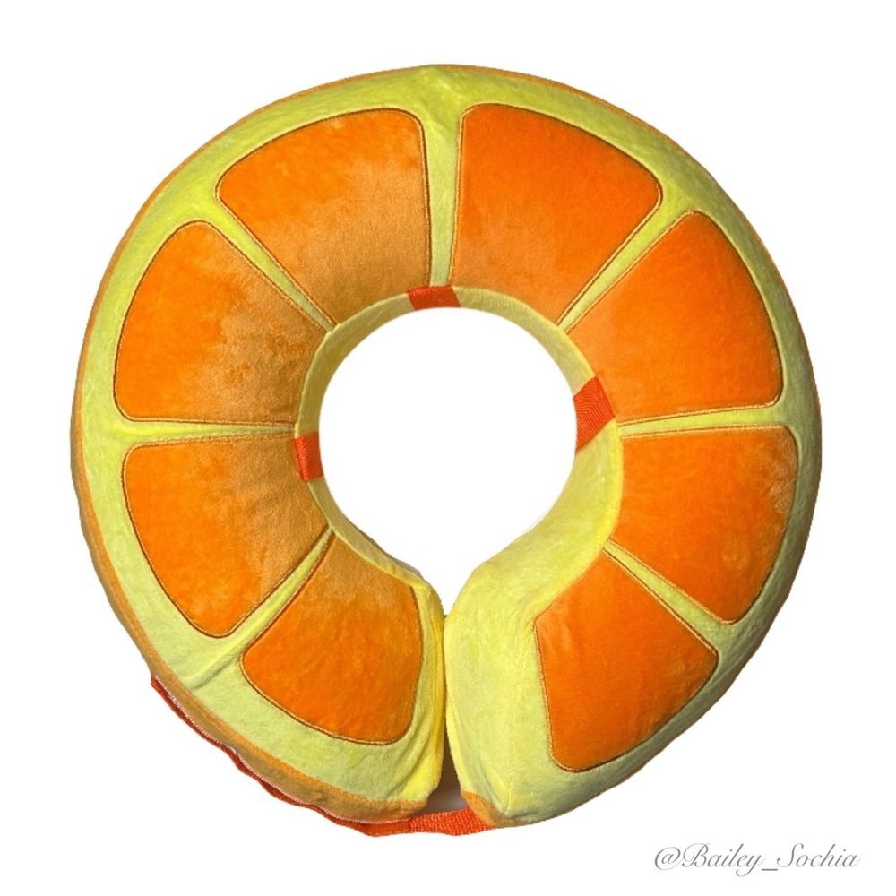 NWOT Orange Inflatable Collar